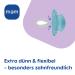Mam Perfect Schnuller Set of 2 - Healthy Dental Development Baby Pacifier (6-16 Months) - Sustainable Silicone with Pacifier Box - Elephant & Bear Designs - Buy Online on SooperMarket.com