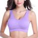 CreoQIJI Women's Corsets & Bustiers - Breathable Wireless Sleep Bra (3 Pack S-6XL) - Comfortable Sports Bra in Pink - Buy Online on SooperMarket.com