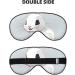 Buy Cute White Rabbit Soft Sleep Eye Mask | Breathable Eye Patch for Travel & Relaxation - Buy Online on SooperMarket.com