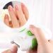 Wakects Electric Nail Clipper Innovative 2-in-1 Design Safe Touch Built-in Light Removable Head White and Green - Buy Online on SooperMarket.com