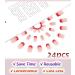 Sethexy Christmas French Short Square False Nails - 24Pcs Glossy Festive Press On Acrylic Stick On Nail Tips - Buy Online on SooperMarket.com