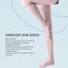 Knee-High Compression Stockings 23-32 mmHg for Varicose Veins | Improved Blood Circulation | Support for Nurses Running & Hiking | Plus Size 3XL - Buy Online on SooperMarket.com