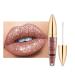 Glitzer lipstick by Moon Glitter Shimmer Pearlescent LipGloss Satin lipstick impregnated long -lasting lip gloss smooth long -lasting lip glaze 1 piece (1 Pack) # 11