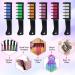 AOOWU 6 Colors Hair Chalk Comb Set - Safe & Non-Toxic Temporary Hair Dye for Girls Kids - Washable Hair Color Brush for Halloween, New Year Party & Cosplay - Buy Online on SooperMarket.com