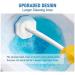 BYCUFF 50PCS Upgraded Toilet Brush Wand Disposable Toilet Cleaning Wand Head Compatible Wand Refills - Buy Online on SooperMarket.com