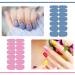 SILPECWEE Light Colour Nail Polish Strips for Women - 16 Sheets with Nail File | Self Adhesive Gel Nail Wraps Sticker and Accessories - Buy Online on SooperMarket.com