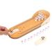 Desktop Mini Bowling Game Set, Bowling Mini Spiel, Wooden Mini Tabletop Bowling Set with 10 Bowling Pins and Metal Bowling Ball, Mini Bowling Toys Home Bowling Alley Gifts for Adults & Children