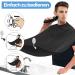Allmay Beard Apron with Suction Cups Free Black Apron for Easy Grooming & Clean-Up | International Shipping Available - Buy Online on SooperMarket.com