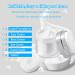 Vacuum Bottle Cream Jar with Cosmetic Spatula | TSA Approved Travel Bottles (2 Pieces) - Buy Online on SooperMarket.com