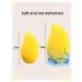 KZZM 6-Pack Mango Shaped Makeup Sponges Blender - Ideal for Liquid, Powder, and Cream Makeup - Buy Online on SooperMarket.com