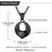 U7 Women's Cremation Urn Necklace - Celtic Knot & Wing Design - Stainless Steel Pendant for Ashes - Memorial Jewelry - Buy Online on SooperMarket.com