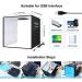 16x16 Photo Light Box for Product Photography - Quick Install, Professional Studio with Dimmable Lights and 12 Color Backgrounds - Buy Online on SooperMarket.com