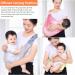 HINATAA Breathable Baby Sling | Adjustable Wrap Carrier with 3D Mesh Fabric | Summer Ready (Pink) - Buy Online on SooperMarket.com