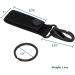 Dotacty Heavy Duty Belt Keeper Clip Key Holder with Nylon MOLLE Strap - Black - Buy Online on SooperMarket.com