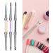 Sanwood Nail Pencil & Nail Art Brush - Double Head Strass Pen Holder for Cosmetics & DIY Nail Art - Buy Online on SooperMarket.com