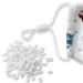 OCEANTREE Cord Locks for Mask  Elastic Adjuster Silicone Cord Stopper No Slip Earloop Toggles for Drawstring Buckle Clasp White