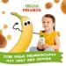 Cheeky Friends Bio Quetschie - Apple Banana Spinach & Cucumber Puree for Babies (6-Pack 6 x 100g) | Organic Baby Food International Shipping - Buy Online on SooperMarket.com