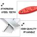 2PCS Pet Hair Buster Comb for Dogs, Cats, Rabbits, Hamsters - Stainless Steel Detangling Brush with Long and Short Teeth - Red and Blue - Buy Online on SooperMarket.com