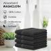 Avalon Towels Cotton Washcloths 12x12 Inches - Pack of 24, Premium Ring Spun Cotton, Super Absorbent & Soft Face Towels - Ideal for Gym, Hotel & Spa, Reusable Multipurpose Towels in Grey - Buy Online on SooperMarket.com