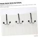 Cabilock 3pcs Wrought Iron Hook Heavy Duty Clothes Rack Door Hanger for Hanging Coat Door Coat Hook Jacket - Buy Online on SooperMarket.com