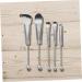Gogogmee 2 Sets Metal Handle Makeup Brush Brow Brush Eye Shadow Eyeshadow Brush Make up Oblique Head Beaded - Buy Online on SooperMarket.com