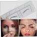 Mikinona Eyebrow Ruler 10pcs Eyebrow Design Ruler Transparent Ruler Eyebrow Guide Template Shape Disposable Measuring Ruler - Buy Online on SooperMarket.com