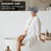 Yiclick Reusable Shower Cap for Women - Stripe Black, Ideal for Long Hair - Buy Online on SooperMarket.com