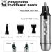 4 in 1 Multifunctional Trimmer - USB Rechargeable Ear Nose & Eyebrow Hair Trimmer for Home Travel & Work Easy Cleansing & Compact Design - Buy Online on SooperMarket.com