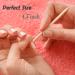 Fiezkaa 200Pcs Double Sided Orange Sticks for Nails - Cuticle Pusher & Nail Cleaning Tool - Disposable Orangewood Sticks for Manicure & Pedicure - 200 Count Pack - Buy Online on SooperMarket.com