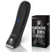 Electric Body Trimmer and Shaver for Men, VIKICON Body Groomer for Groin&Ball w/Light, Pubic Hair Trimmer Replaceable Ceramic Blade IPX7 Waterproof Wet/Dry, Lightweight Male Razor USB Type-C Charging Black
