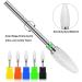Piashow Improved Version 5-Piece Ceramic Nail Drill Bit Set Professional Nail Cutter Attachments Home Use Nail Cutter Bits for Gel Nails Manicure Pedicure Cuticles (3/32 Inches) Stil 1 - Buy Online on SooperMarket.com