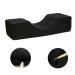 Black Eyelash Extension Pillow Eyelash Extension Tool for Beauty Salon U Shape Neck Pillow with Comfortable Foam Velvet Pillowcase