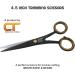CT 4.5 Small Hair Scissors Set - Precision Beard Trimming for Men & Kids - Round Tip Facial Grooming Scissors - Buy Online on SooperMarket.com