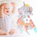 WBTY Baby Security Blanket: Super Soft Plush Elephant Cuddle Toy with Teether for Newborn Boys and Girls - Buy Online on SooperMarket.com