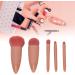 5pcs Makeup Brush Portable Complete Mirror Cosmetic Brushes Kit Sets Set Eyeshadow Loose Setting Powder - Buy Online on SooperMarket.com