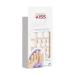 KISS Gel Fantasy Pedicure Set - Classic Style with Pink Gel Glue and White Toenails - Buy Online on SooperMarket.com
