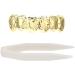 Halloween Hip Hop Teeth Hip Hop Tooth Brass Gold-plated Ion Plating for Outdoor Activities for Party for Home for Concert(gold) - Buy Online on SooperMarket.com