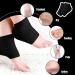 Jootuepo Gel Socks - 3 Pairs Soft Open Toe Heel Socks for Cracked Skin - Foot Care Treatment (Black) - Buy Online on SooperMarket.com