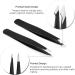 6 Piece Tweezers Set Eyebrow Tweezers Scissors Set with Stainless Steel Point Slant Flat Tip Tweezers and Eyebrow Razor and Scissors for Eyebrows Plucking Facial Body / Ingrown Hair Removal-Packed in Leather Case - Buy Online on SooperMarket.com