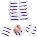 Mikinona 12 Pairs Glitter Eyeliner Self- Adhesive Eye Line Strip Eyeshadow Invisible Tape Double Sticker - Buy Online on SooperMarket.com