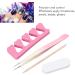 2 Set Nail Tweezers Nail Art Tweezers Straight Tip Nail Tweezers Rhinestone Pickers Manicure Nail Art Tool Set with Finger Separator Sponge Sanding Bar for - Buy Online on SooperMarket.com
