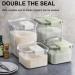 Sions Fully Transparent Rice Dispenser Grain Rice Storage Jar with Sealing Lid Large-Capacity Kitchen Airtight Storage Box Wide-Mouth Sealed Jar with Time Scale Green 17 * 24.2cm Green 17*24.2cm - Buy Online on SooperMarket.com