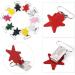 Alvinlite 10 pcs 25mm Fifty Star Pacifier Clips - Unique Teething & Gripping Toys DIY Accessories for Pacifier Holders - Buy Online on SooperMarket.com
