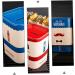 Magiclulu 4-Piece Blade Recycling Box | White Waste Container for Razor Blade Storage & Organization - Buy Online on SooperMarket.com
