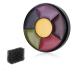 Go Ho 6 Colors Bruise Makeup Set for SFX,Bruises Wheel for Body Oil Paint Theatrical Halloween Fevstival,Face Paint Makeup Materials for Special Effects with Sponges 6 Colors Bruise Makeup Wheel + Stipple Sponge