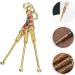 3Pcs Micro Mini Scoop Earwax Removal Kit - Tiny Gold Set Lab Spatula for Glitter Mica, Cleaning Tools - Buy Online on SooperMarket.com