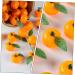Alipis 50pcs orange cupboard desktop toys plastic teaching aids decorations Model Toy accessories mini Scene Photography Props decorate window False Orange Decor fake fruit - Buy Online on SooperMarket.com