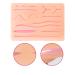 Suture Practice Pads 3 Layer with 14 Wound 5x7 Suture Practice Kit Durable Silicon Skin Suture Pad to be Used by Students for Training and Practice of Medical Veterinarian Students and Nurses