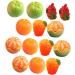 HEMOTON 50 Pcs tangerine Hair ring three-dimensional Grape photography props phone case simulated fruit adornment resin charms decorations patch fake fruit model miniature - Buy Online on SooperMarket.com