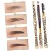 Beavorty 6 pcs eyebrow spoolie brush eyebrow longlasting eyebrow pencil dark coffee eyebrow pencil - Buy Online on SooperMarket.com
